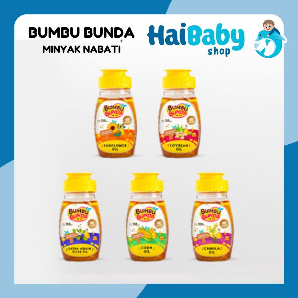 

Bumbu Bunda Elia Minyak Nabati Minyak MPASI Canola Oil EVOO Corn Oil Sunflower Oil Soybean Oil