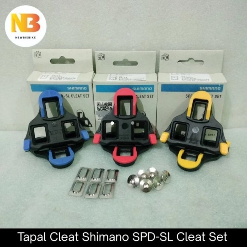 Cleat Shimano SPD SL Pedal Cleat Sepeda Roadbike Tapal Pedal Original