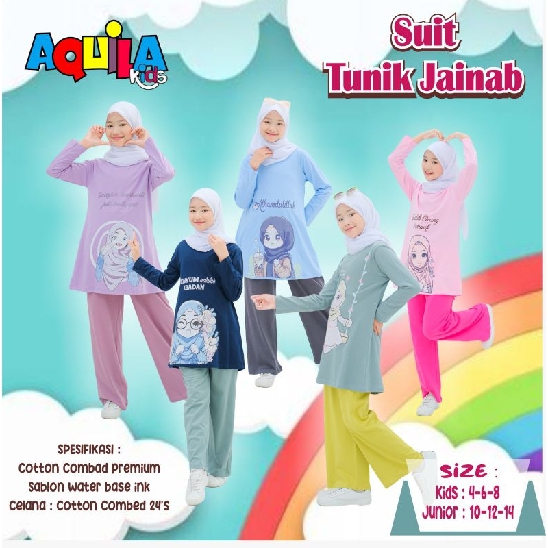 SETELAN TUNIK ANAK CEWE/SETELAN ANAK TANGGUNG/TUNIK NYAMAN/BAHAN KASO ADEM