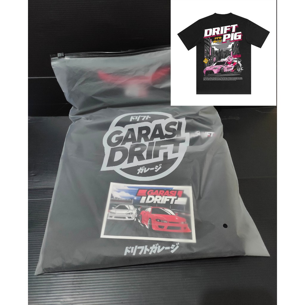 Baju Kaos Tshirt T Shirt Garasi Drift GD Toyota GT86 K24 Drift Pig XL