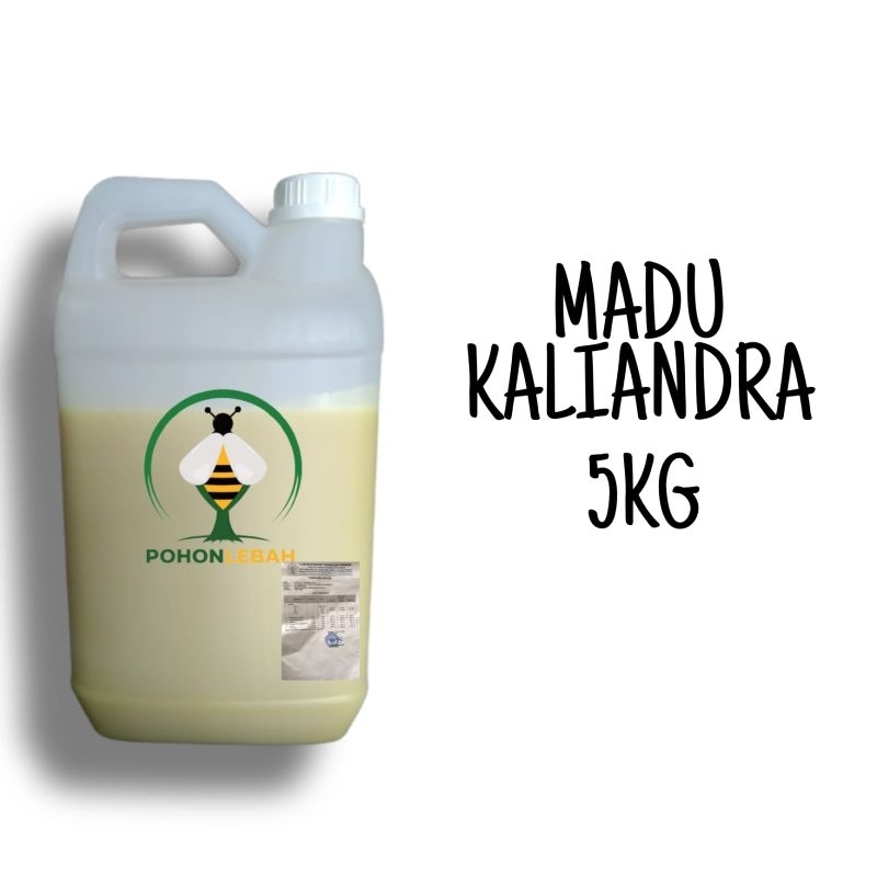 

madu asli-madu kaliandra isi 5 kg-raw honey(lolos uji laboratorium)