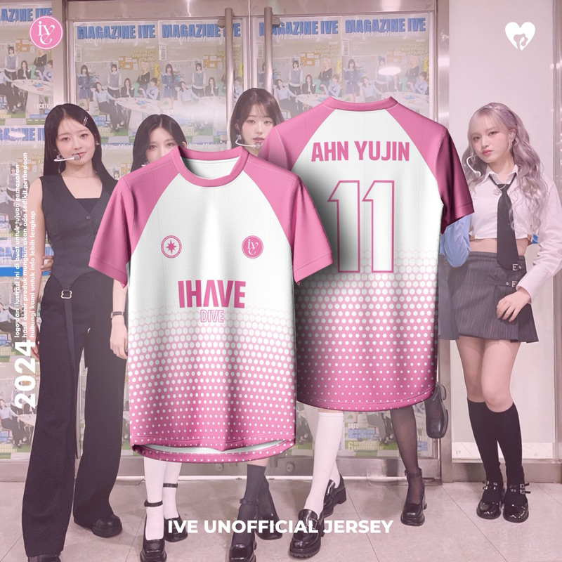 JERSEY IVE // JERSEY KPOP // IVE TSHIRT // KAOS IVE (Pre Order) - @preciouslove.co