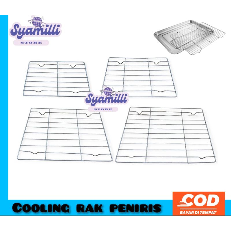 cooling rak peniris makanan, cooling rak peniris minyak, cooling rak peniris serbaguna