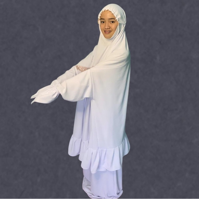 mukena potongan crincle/mukena2024/mukenapotonganberlengan/mukenaterbaru