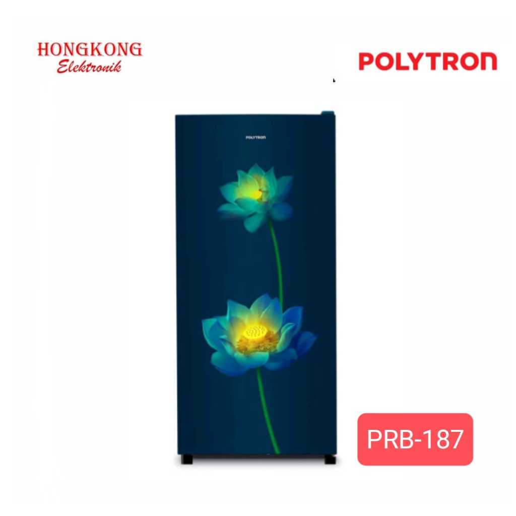 POLYTRON Kulkas 1 Pintu 180 Liter PRB 187 / PRB187 / PRB 187
