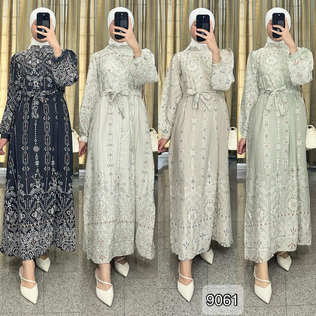 DARLA - Farah Dress Gamis Lebaran Modern Dress Panjang