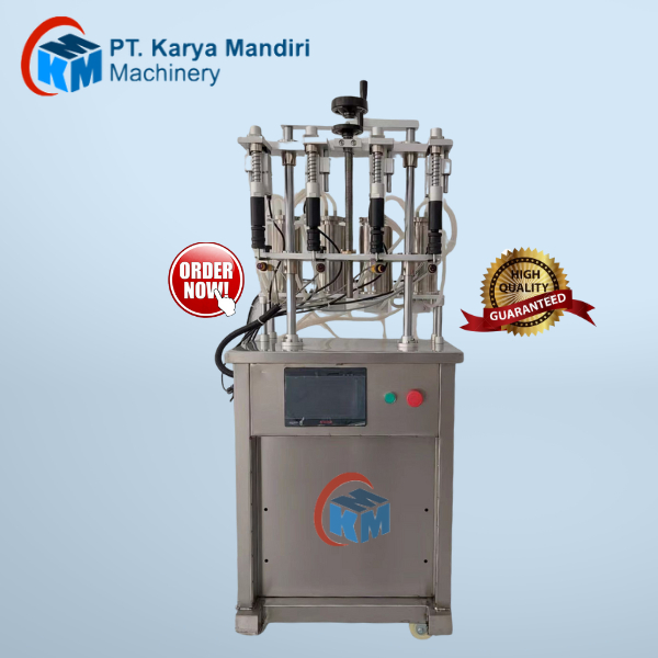 4 Head Manual Mesin Filling Parfum / Perfume Liquid Filling Machine