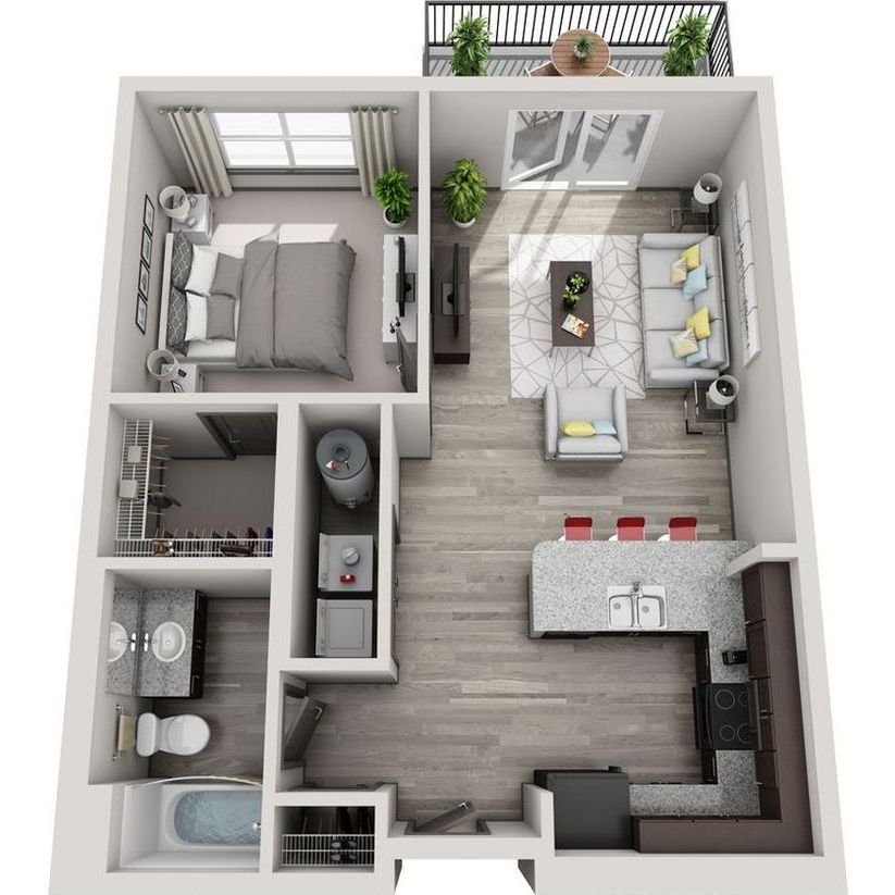 model desain rumah 1 lantai dengan style minimalis