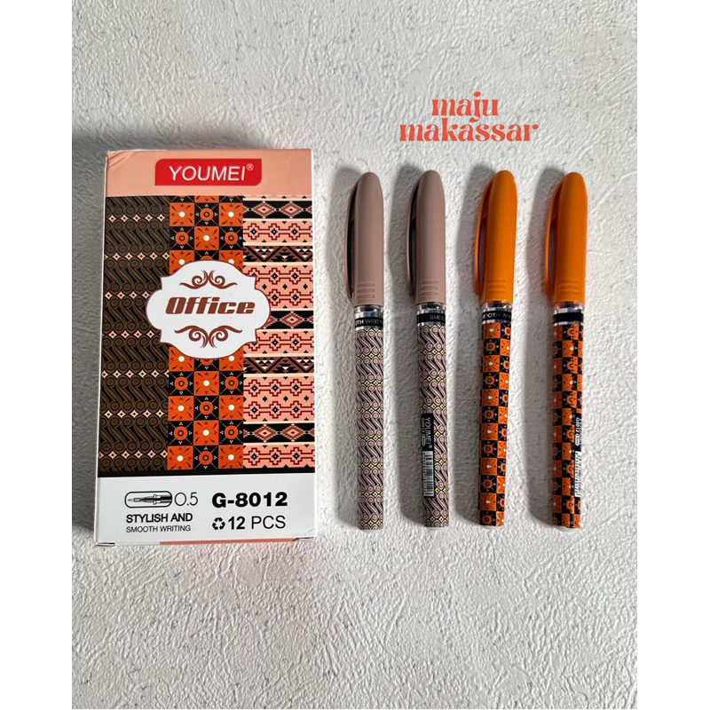 

Pen Youmei Batik 8012 / Pulpen Youmei batik 8012 (LUSIN / 12 PCS)