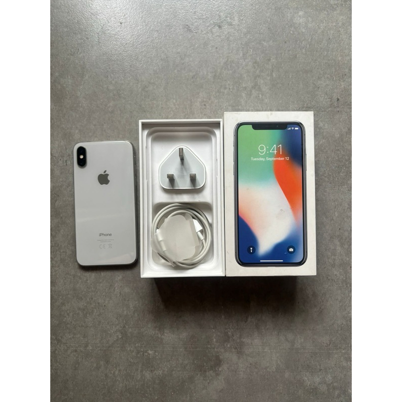 iphone X silver 64gb