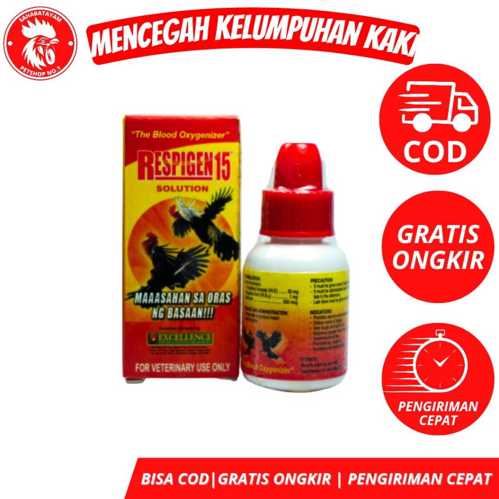 BISA COD RESPIGEN TETES / RESPIGEN / RESPIGEN 15 / DOPING AYAM ADUAN / DOPING AYAM IMPORT / DOPING A