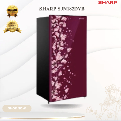 SHARP KULKAS 1 PINTU SJN182DVB 157L TERMURAH ORIGINAL/SJN-182DVB/SJN 182DVB/SHARP KULKAS 1 PINTU
