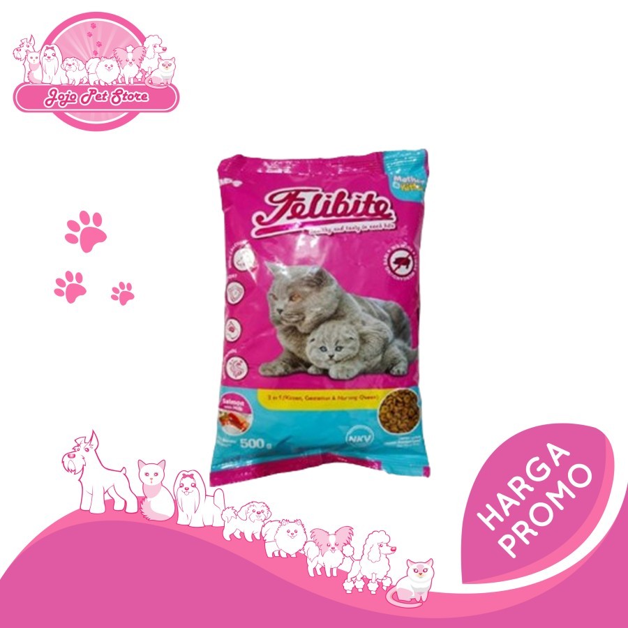Makanan Kucing Felibite Mother and Kitten 500gr/Felibite kitten