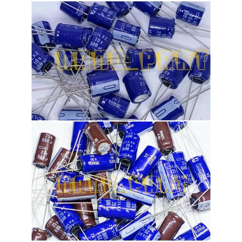 elco 680uf 25v 680uf 10v
