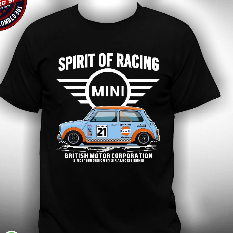 kaos mini cooper baju tshirt mini cooper morris