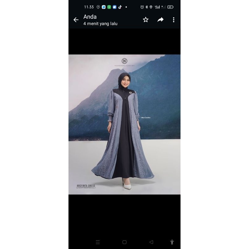 arsyinta.gamis mix brokat.nadhera.gamis lebaran