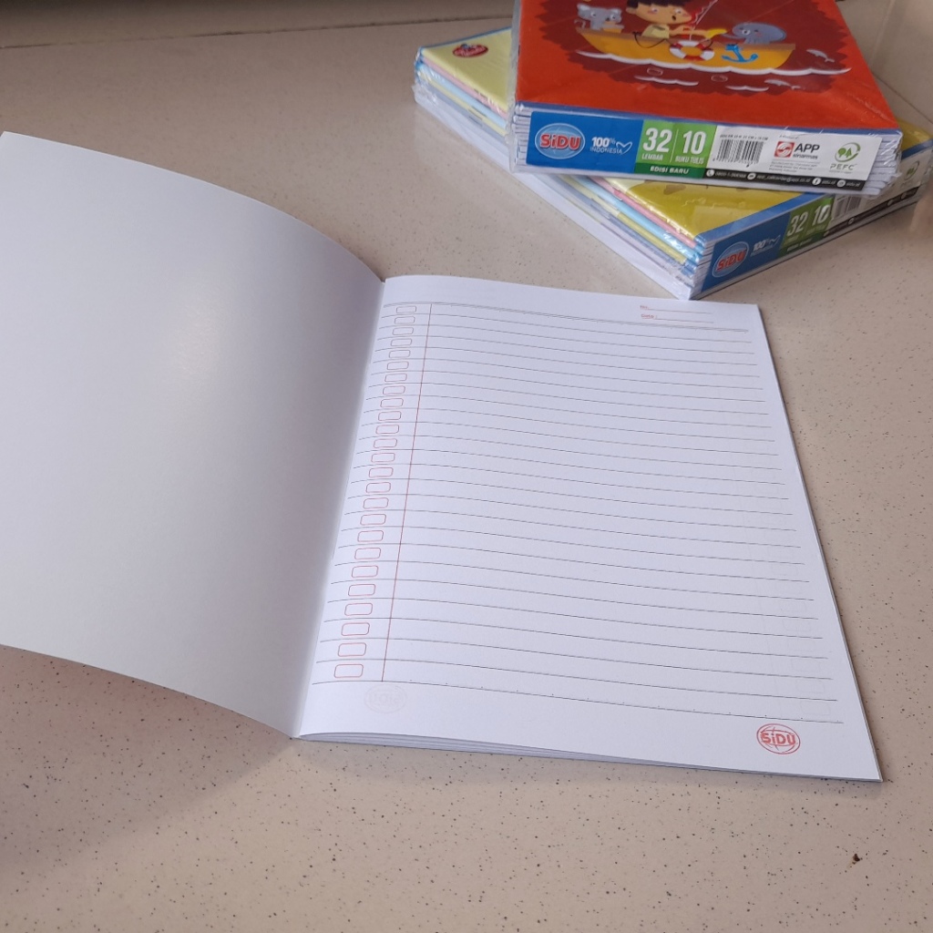 

Buku Tulis Kwarto 32 Lembar 10 Buku - Sidu