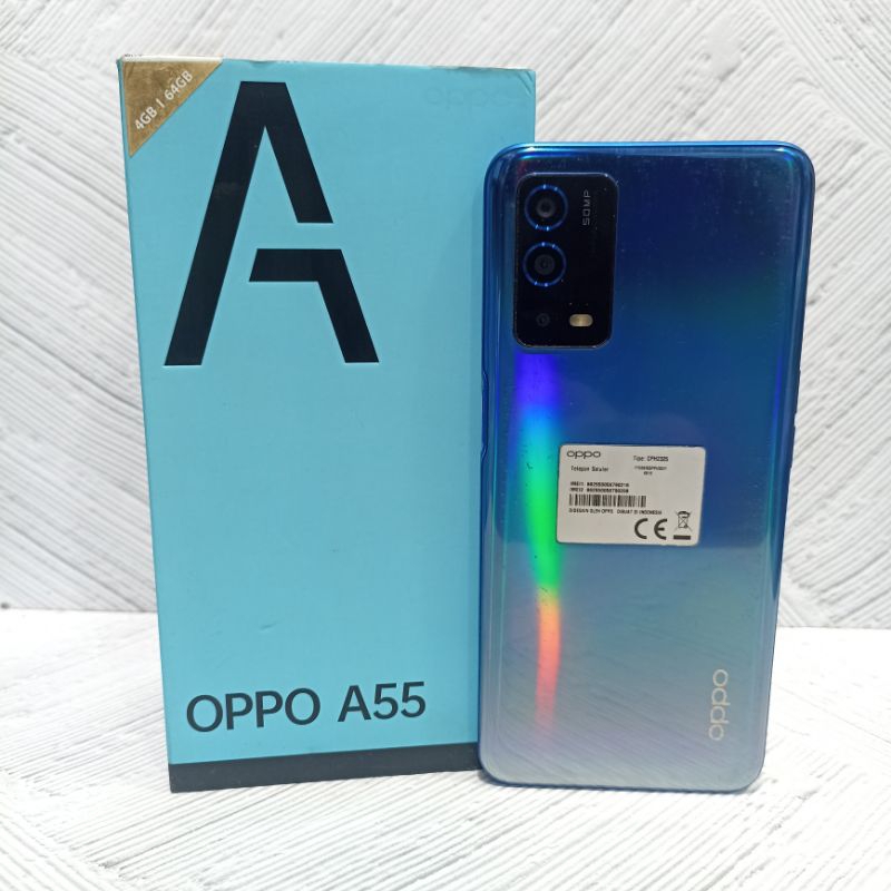 Oppo A55 4/64 Handphone Second Fullset