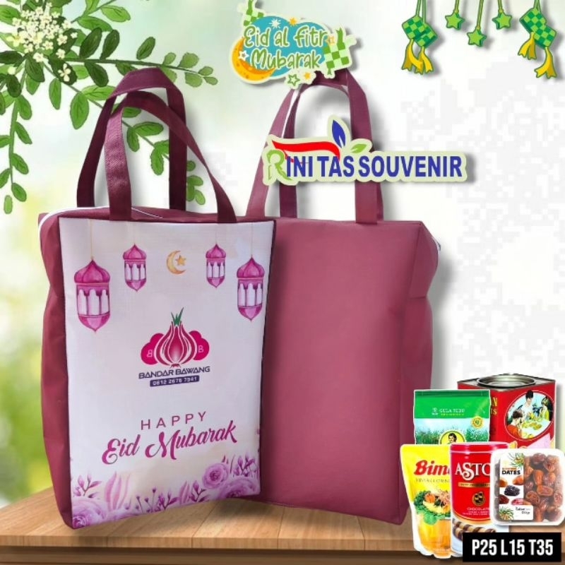 Tas Lebaran Resleting Tas Idul Fitri Resleting Tas Parcel Lebaran