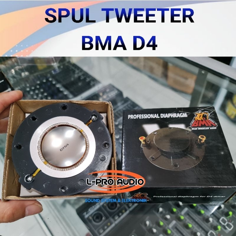Spul driver tweeter twiter voice coil BMA D4 44,4mm ORIGINAL ASLI BMA