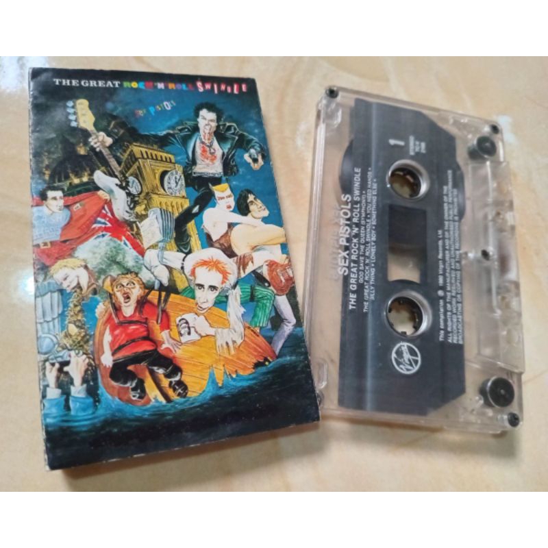 Kaset SEX PISTOLS Album The Great Rock n Roll Swindle