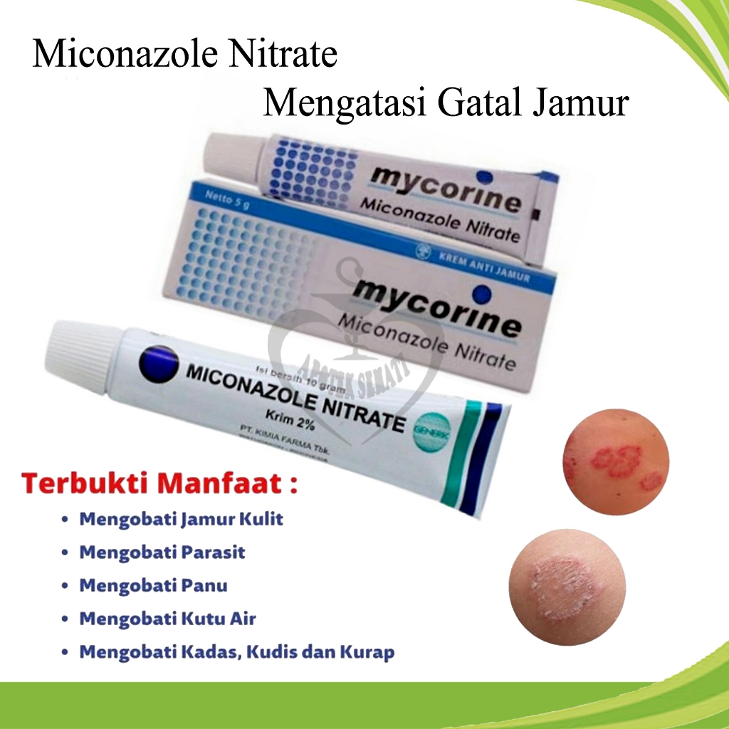 Miconazole Nitrate Miconazol Myconazole Cream Salep Jamur