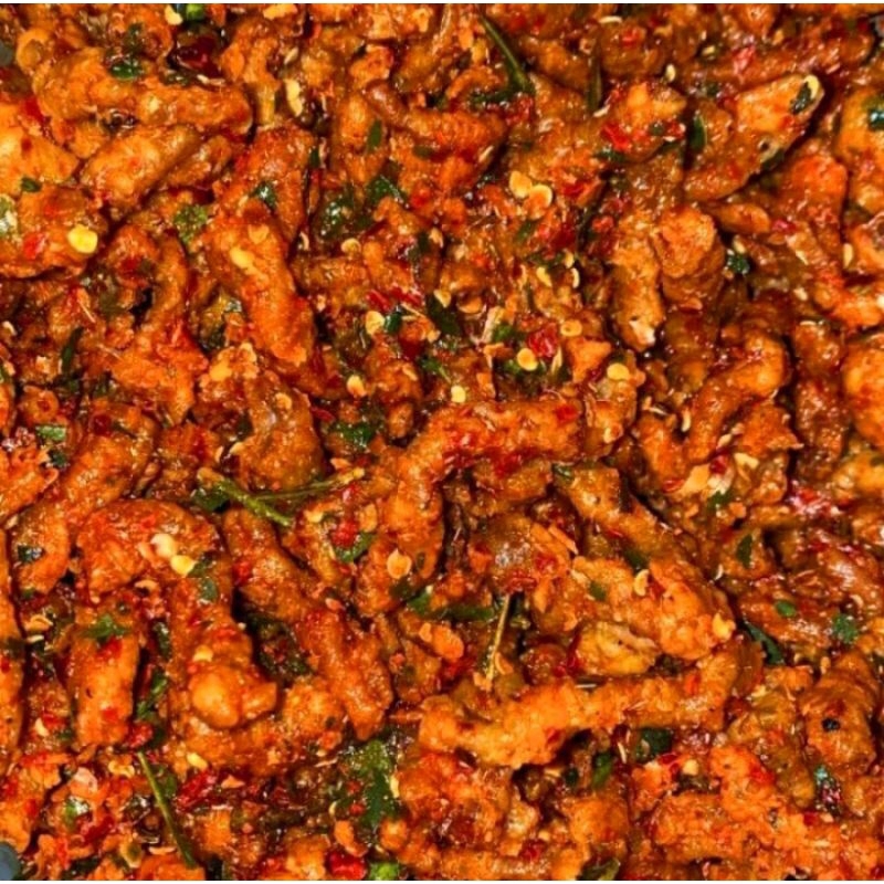 

USUS CRISPY PEDAS DAUN JERUK,ORIGINAL,BALADO PEDAS MANIS,JAGUNG BAKAR