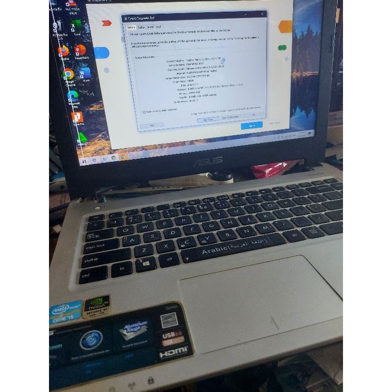 mobo asus k46cm core i5-3317u minus 1 slot ram ngga detek