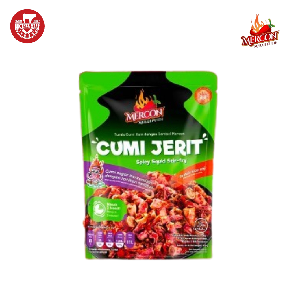 

Mercon Merah Putih Cumi Jerit 150gr, Brothermeatshop
