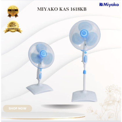 MIYAKO KIPAS ANGIN KAS 1618KB STAND FAN TERMURAH ORIGINAL GARANSI/KAS 1618KB/KAS 1618KB/KAS 1618KB