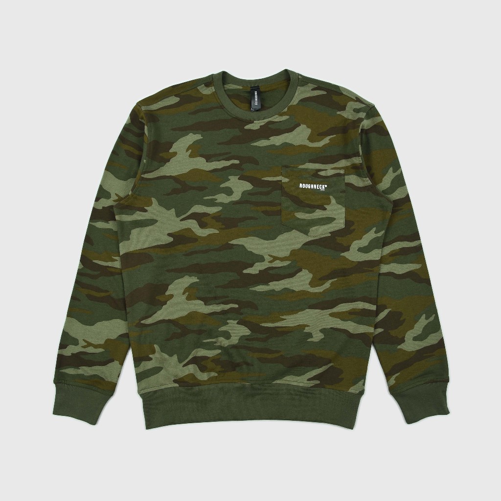 Roughneck SS275 Forest Camo Jossie Crewneck