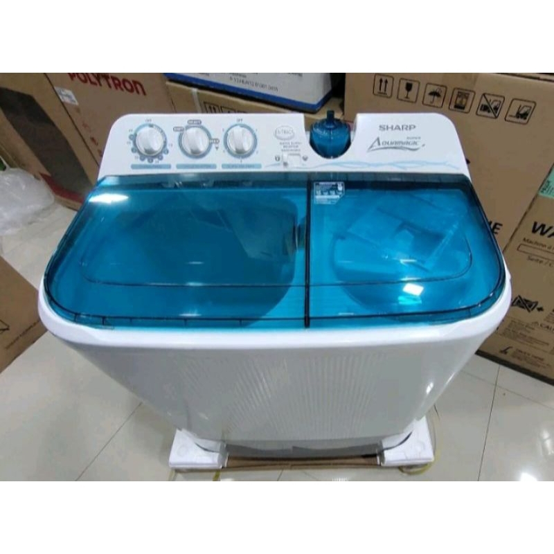 Mesin Cuci 2 Tabung sharp Es-T95cr/Sharp Es-T85cr Aquamagic