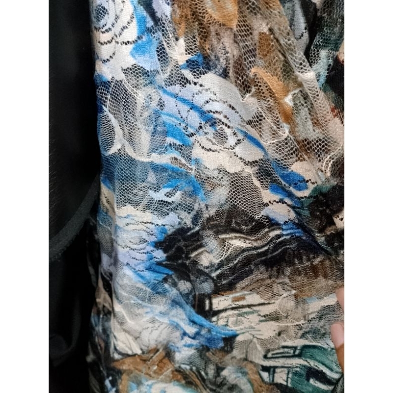 Bahan & Kain Tile Brokat/Brokat Tile Motif