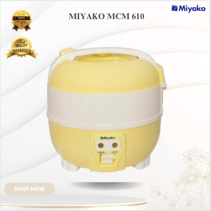 MIYAKO RICE COOKER MCM 610 MAGIC WARMER PLUS/MCM610/MCM-610/MCM 610/MIYAKO RICE COOKER 1L