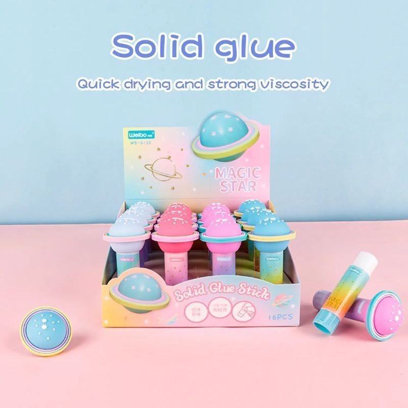

FYM WEIBO GLUE STICK TYPE WB-6135 - LEM KERTAS KARAKTER PLANET