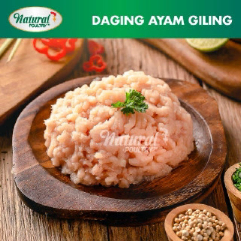 

Natural Poultry Minced Meat (daging ayam giling) 300gr