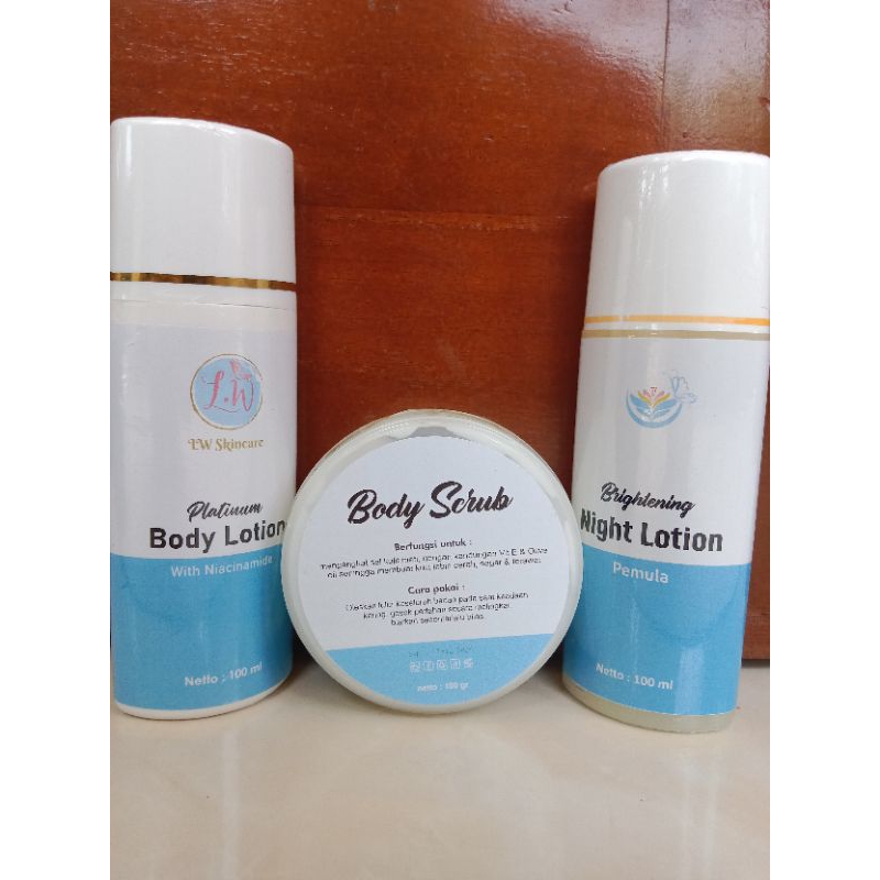 LW Whitening Lotion, Lotion dosting tahap 1