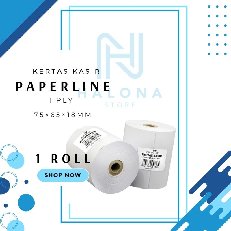 

Kertas Kasir/ Tellstruk / HVS Paper Roll Paper Line 1 Ply