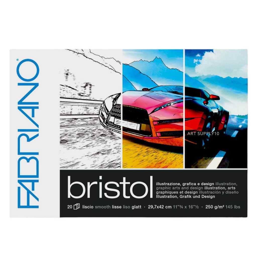 

Fabriano Bristol Paper Pad A3 250gsm | Buku gambar bristol