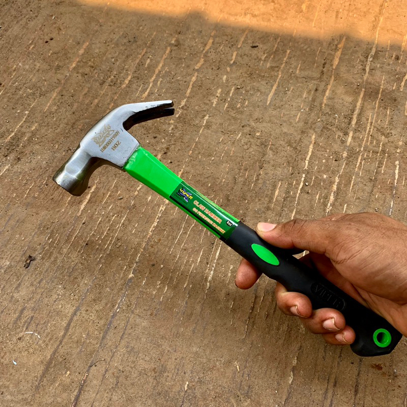 Palu Kambing 8 oz gagang fiber MURAH / Palu Kambing gagang fiber / Palu Tukang gagang Fiber 8oz