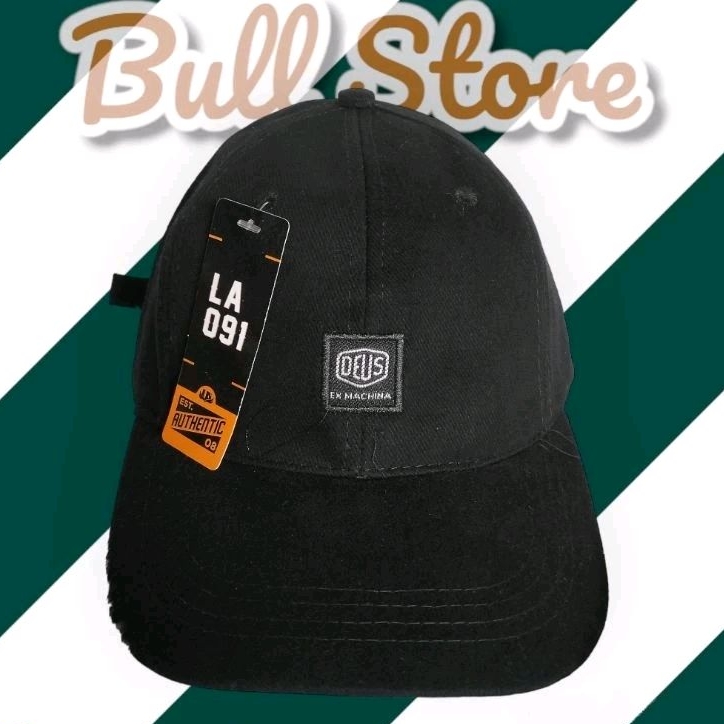 Topi Distro Deus Baseball Rafel Denim Super Premium Sizing Cakop Besi/ Topi Original Deus High Quali