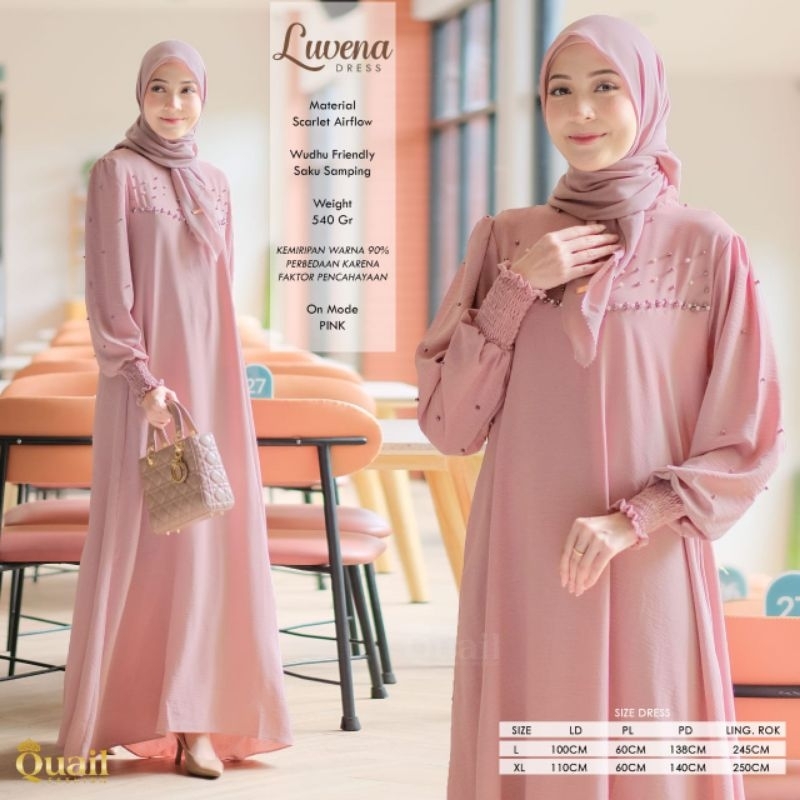 Ori Quail hijab - Luvena dress