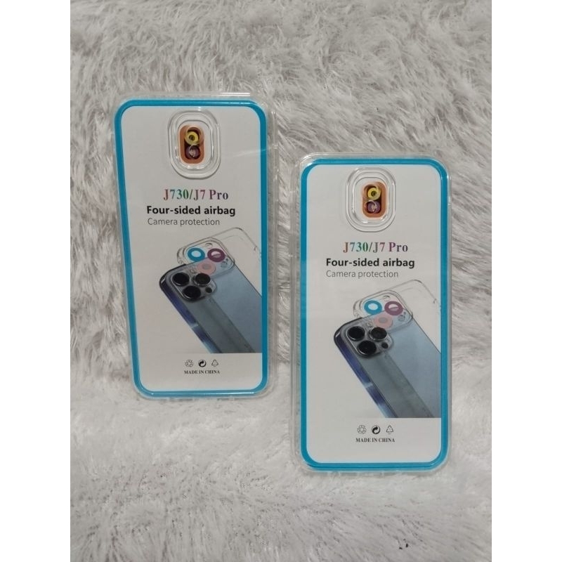 SOFTCASE CASING SAMSUNG J730/J7PRO SILIKON TRANSPARAN PELINDUNG BELAKANG HP BAHAN TEBAL