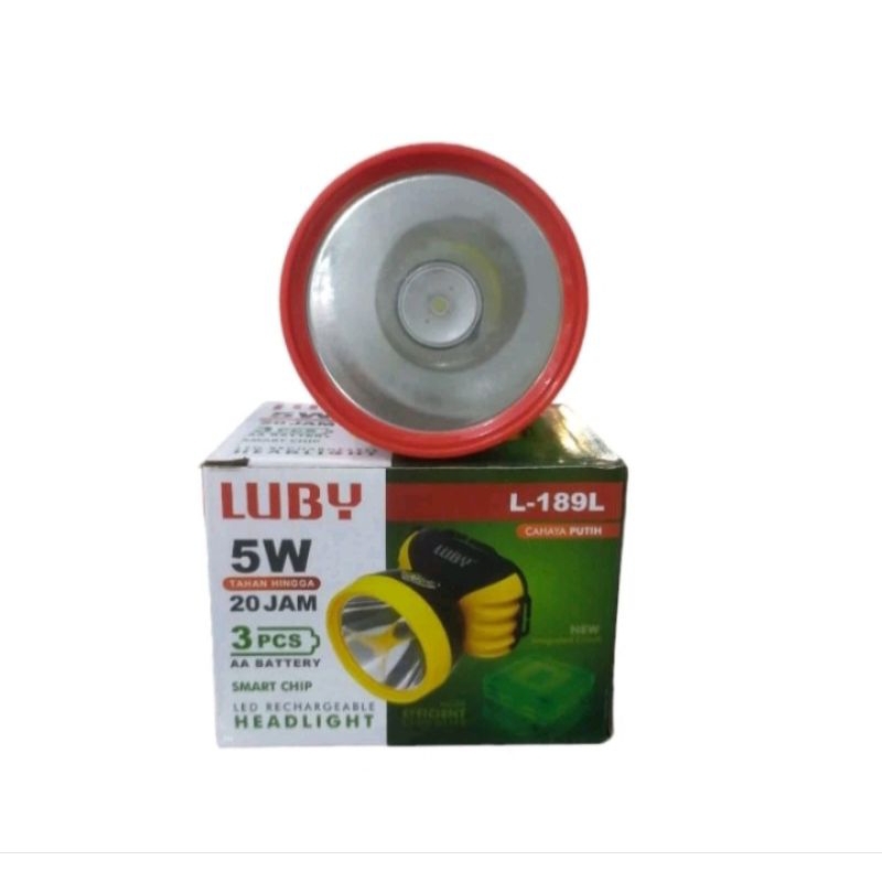 Senter Kepala Luby Baterai