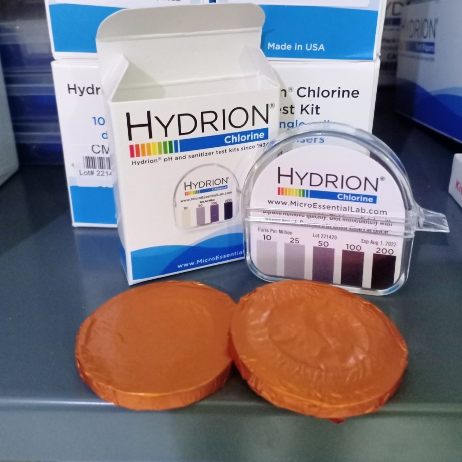 Hydrion Chlorine Paper Test / Klorin Test Paper