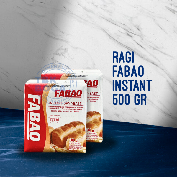 

Ragi Fabao 500 Gr Instant Dry Kering Yeast Saf