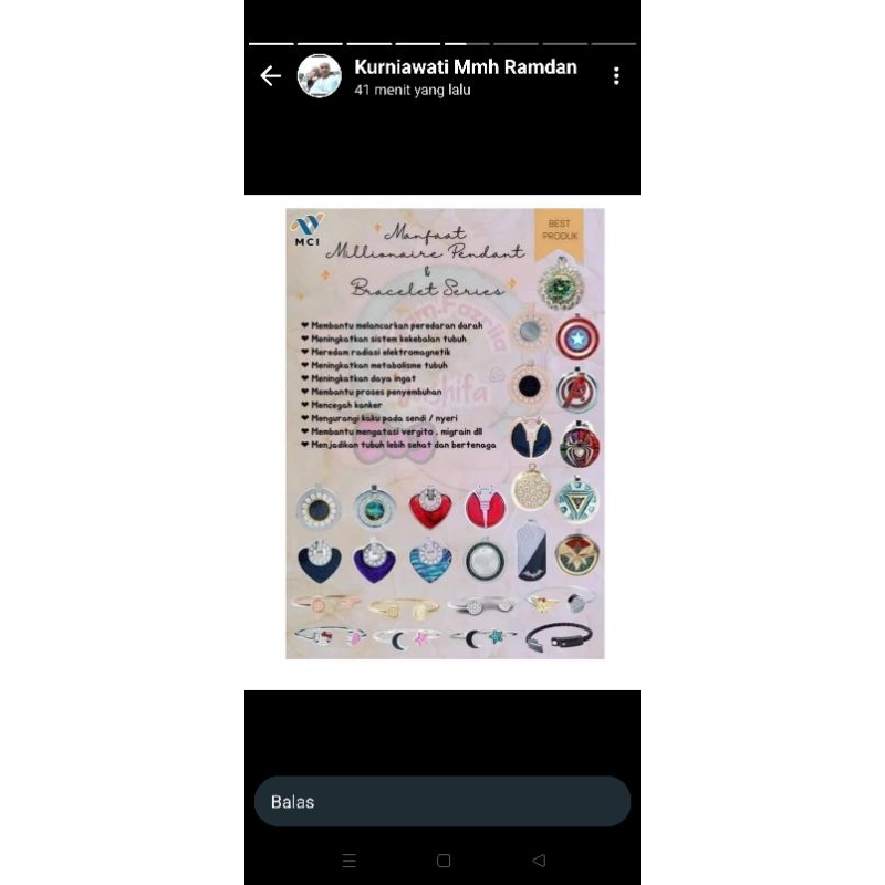 bioglas mci dan pendant mci original