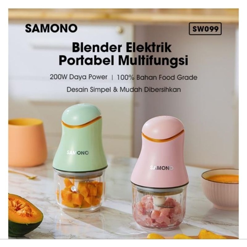 Food Chopper SAMONO Blender Elektrik Electric Portable Blender SAMONO SW-099