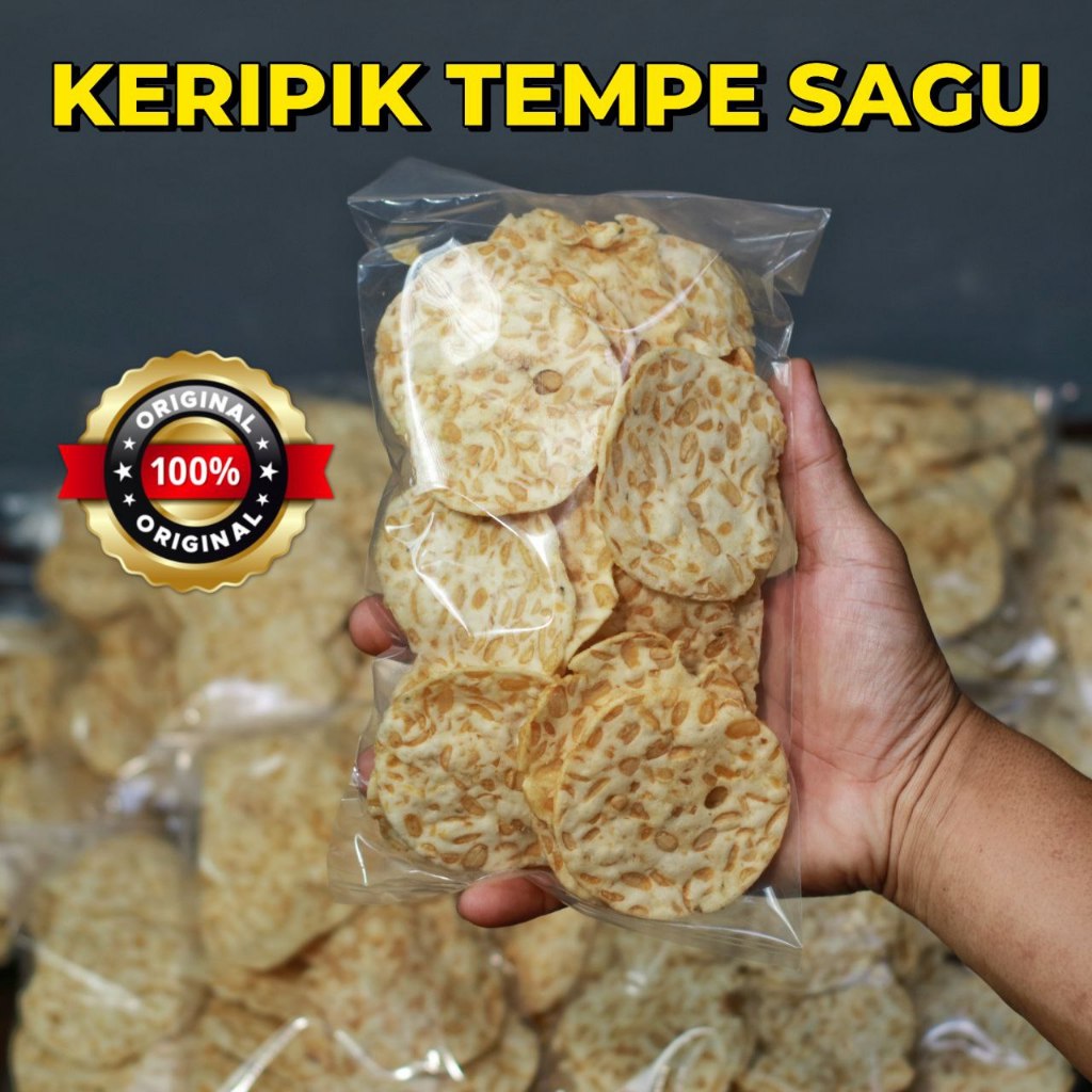 

Keripik tempe sagu gurih renyah 100 gram
