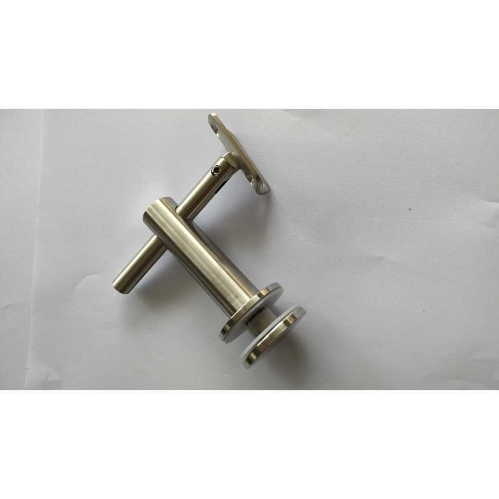 Raling Tangga Kaca T Siku / Konektor Pipa Stainless